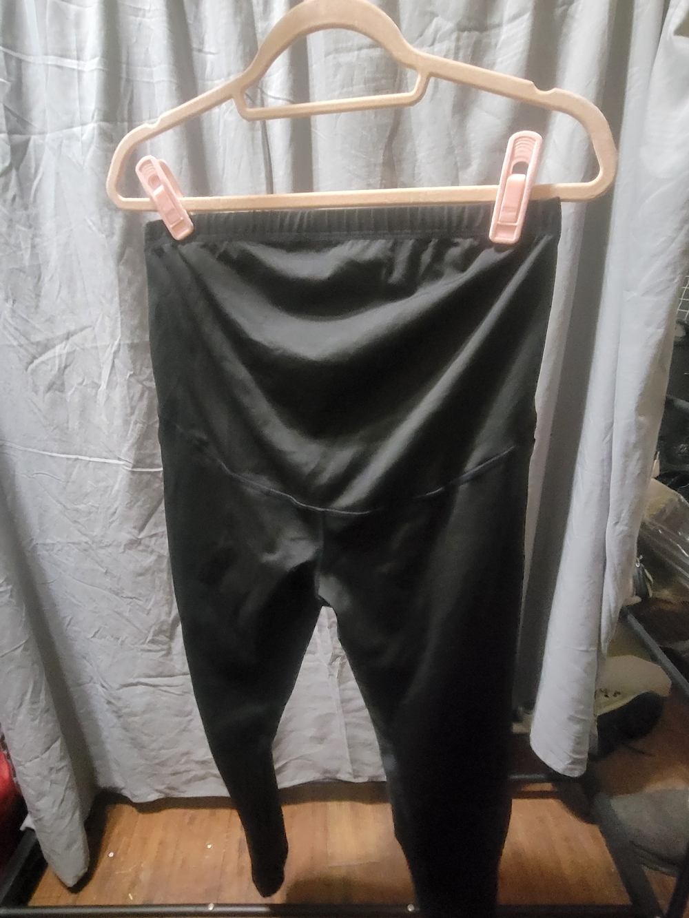 SHEIN Maternity Black High-Waist Leggings